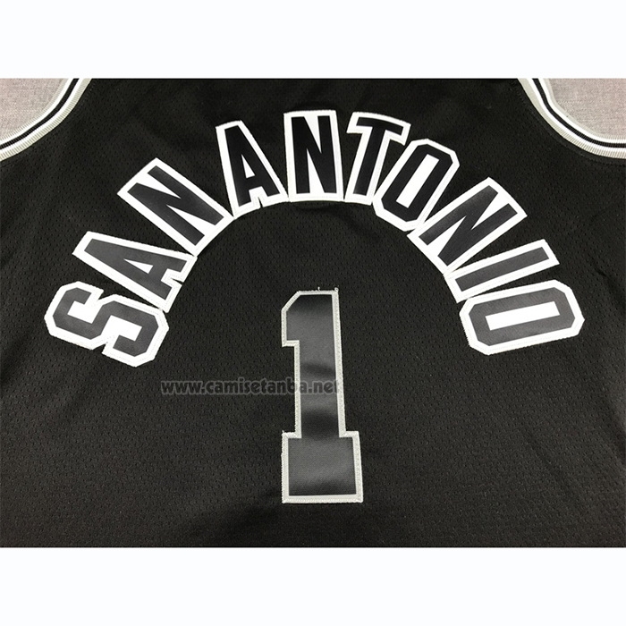 Camiseta San Antonio Spurs Victor Wembanyama #1 Classic 2022-23 Negro